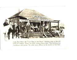 Judge Roy Bean the Law West of the Pecos Langtry, TX Postcard Postcard