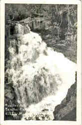 Manitou Falls Pattison State Park, WI Postcard Postcard