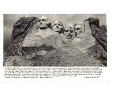 Mount Rushmore Memorial Postcard
