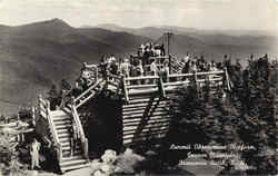 Summit Observation Platform, Cannon Mountain Franconia Notch, NH Postcard Postcard