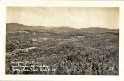 View from Fire Turner Hoghead Mt., VT Postcard Postcard