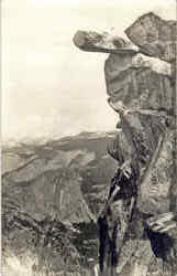 Glacier Point Rock Postcard