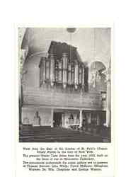 Interior of St. Paul's Chapel Postcard