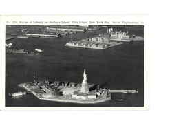 Statue of Liberty on Bedloe's Island, Ellis Island Postcard