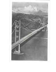 Airplane View of The Golden Gate Bridge Postcard