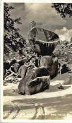 Perched Boolder Weight Postcard