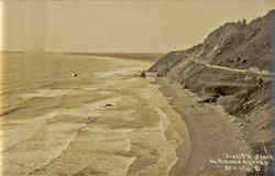 Endert's Beach on Redwood Highway Postcard