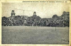 Administration Building, University of Arkansas Postcard