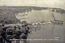 Put-In Bay from Perry Memorial Postcard