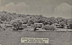 Midway Cabins Wellesley Island, NY Postcard Postcard