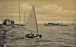 Sachems Head Harbor, Showing Yacht Club Postcard