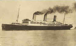 SS Vaterland Postcard