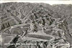 Will Rogers State Park from the air Postcard