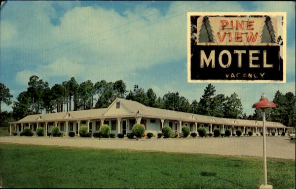 Pine View Motel, U.S. Highway 301 and State Highway 24 51/2 Miles North Sylvania Georgia