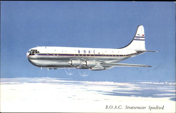 B.O.A.C. Stratocruiser Speedbird Aircraft