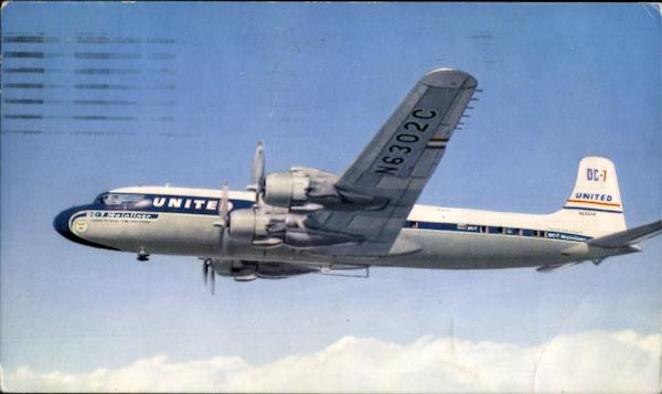 United DC-7 Aircraft