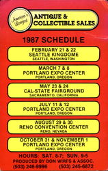 America's Largest Antique & Collectible Sales Postcard