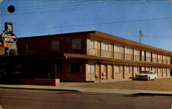 Silver Saddle Motel, Klamath Highway at North K Street Postcard