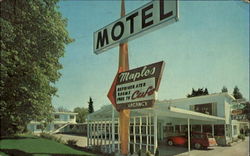 Maple Motel, 839 N E 6th Postcard