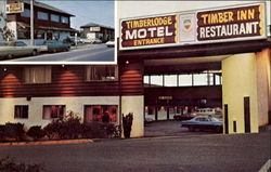 Timberlodge Motel, P. O. Box 578 (North Side on U.S. 101) Postcard