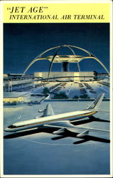 Jet Age International Air Terminal Los Angeles, CA Postcard Postcard