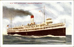 SS City Of Holland Goodrich Transit Co Postcard