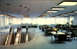Second Floor Of The First New Haven National Bank's New Headquarters Building Postcard