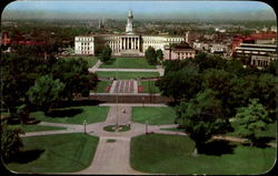 Civic Center And City And County Building From The Capitol Postcard