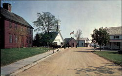 Mystic Seaport, 19th Century Coastal Village Postcard