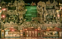 Clifton's Pacific Seas, 618 S Olive St. Postcard