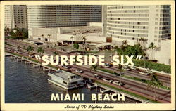 Surfside Six Postcard