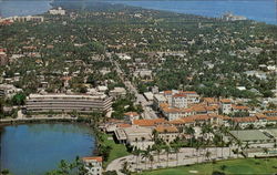 Aerial View Of The Palm Beaches Postcard