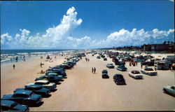 Driving On The Sands Postcard