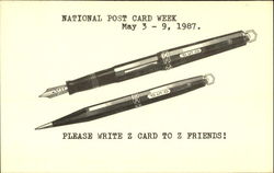 National Post Card Week Postcard