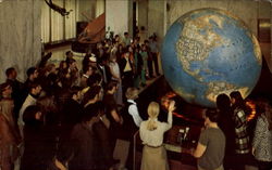 World's Largest Unmounted Globe Postcard