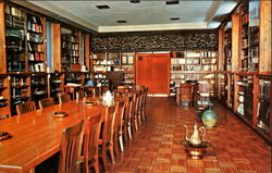 The Library Of The Islamic Center, 2551 Massachusetts Avenue, N.W. Postcard