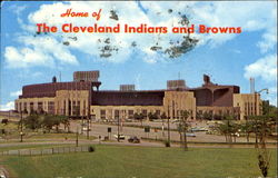 Home Of The Cleveland Indians And Browns, Municipal Stadium Postcard