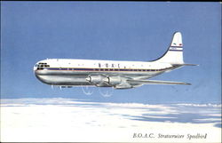 B.O.A.C. Stratocruiser Speedbird Postcard