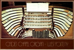 Console Of Cadet Chapel Organ United States Military Academy West Point New York
