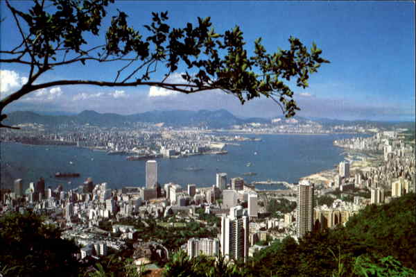 Hong Kong & Kowloon From The Peak China
