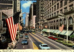 Busy State Street Chicago Illinois