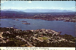 Pot Orchard And Olympic Mountains Port Orchard Washington