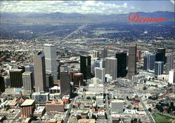 An Aerial View Of Downtown Denver Colorado
