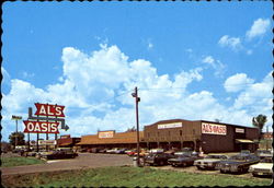 Al's Oasis, U. S. 16 & 1-90 Postcard