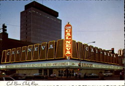 Cal-Neva Club Center Street Postcard