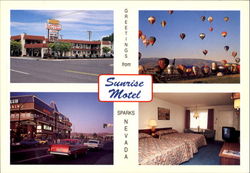 Greetings From Sunrise Motel, 210 Victorian Ave Postcard
