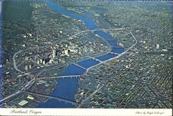 Aerial View Of The City Postcard