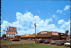 Al's Oasis, 21/2 Mi. W of Missouri River Bridge Postcard