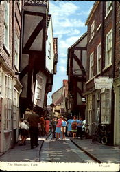 The Shambles York, England Yorkshire Postcard Postcard