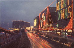 Christmas Tsim Sha Tsui East By Night Postcard
